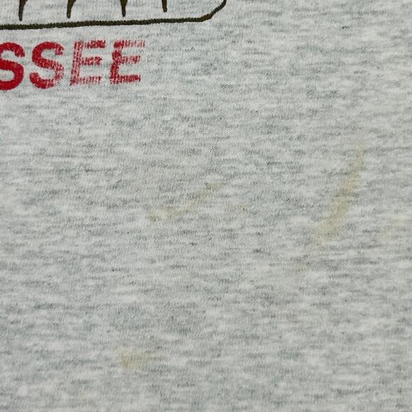 Vintage Governors Chattanooga Tennessee T Shirt Mens L Large Gray 90s Honky Tonk - Picture 6 of 10